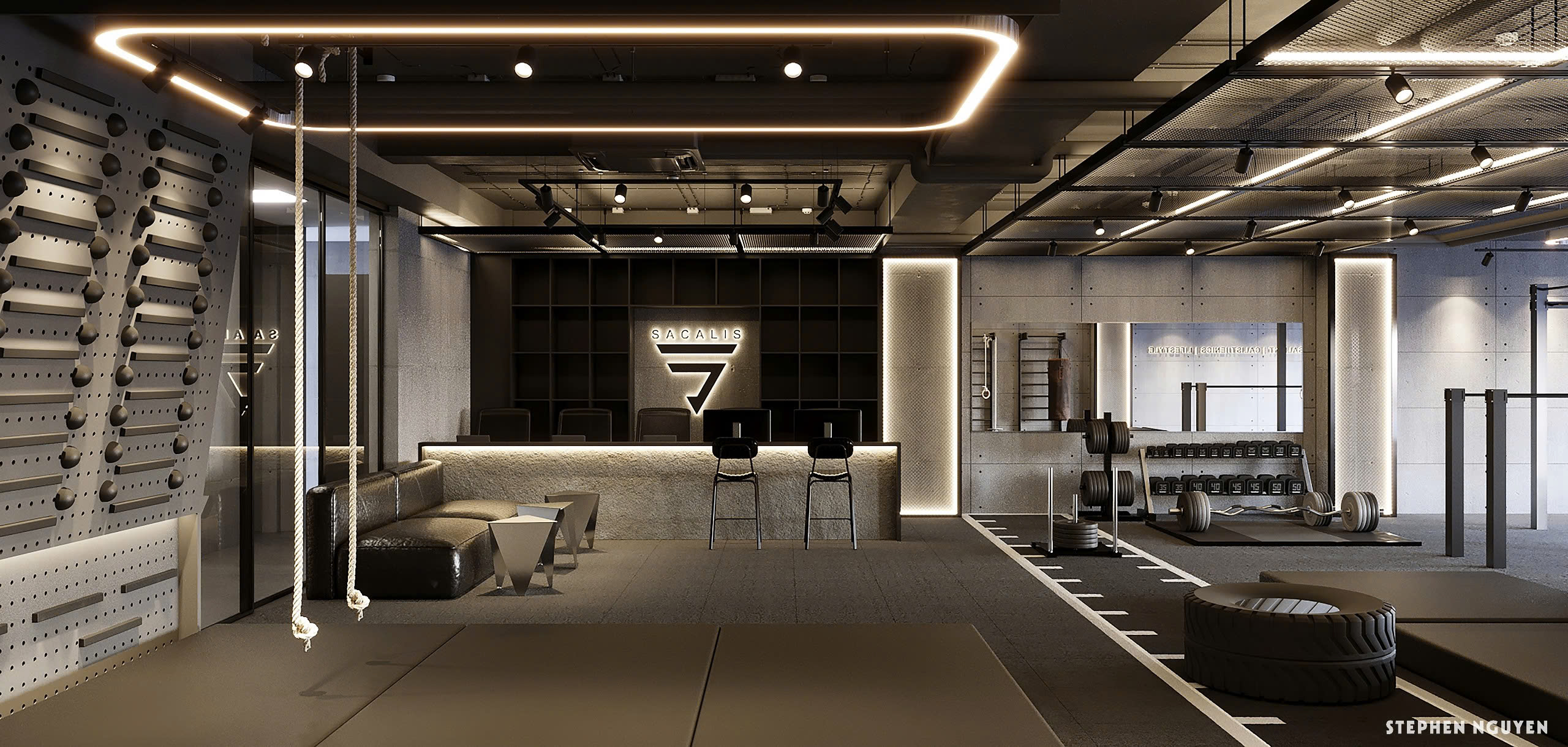 Thiết kế phòng gym tại Hà Nội 7 thiết kế phòng gym tại Hà Nội