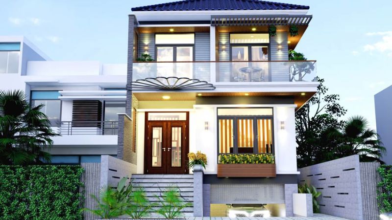 Thiết kế biệt thự có tầng hầm: Mẫu đẹp và lưu ý quan trọng 2 biệt thự có hầm