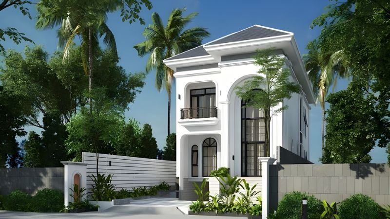 Thiết kế biệt thự có tầng hầm: Mẫu đẹp và lưu ý quan trọng 24 biệt thự 3 tầng có tầng hầm