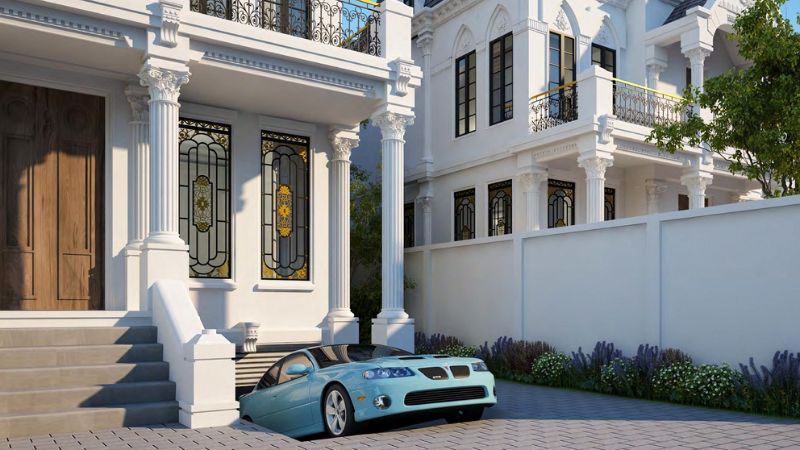 Thiết kế biệt thự có tầng hầm: Mẫu đẹp và lưu ý quan trọng 26 biet thu co tang ham