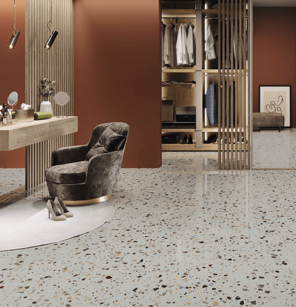 Terrazzo là gì? Ứng dụng và bảng giá gạch Terrazzo mới nhất 11 sàn terrazzo là gì
