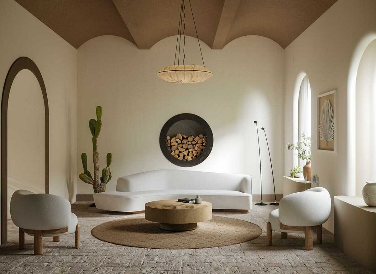 Nhà ống phong cách Địa Trung Hải: Mẫu thiết kế đẹp 2025 9 Thiết kế nội thất nhà ống phong cách Địa Trung Hải