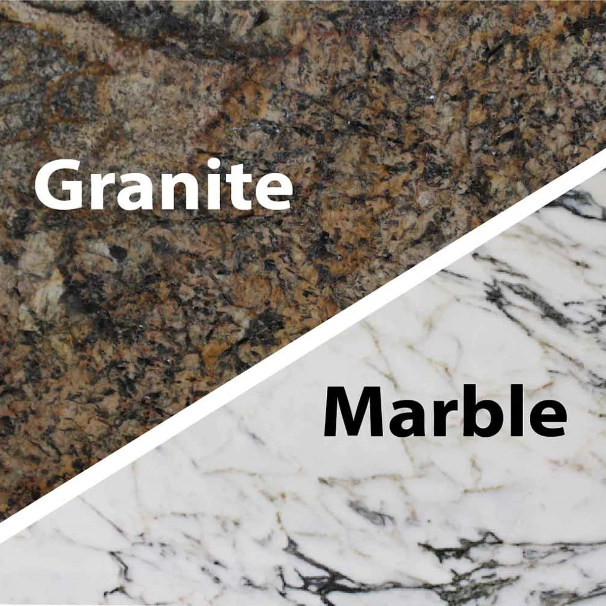 đá marble khác đá granite như thế nào