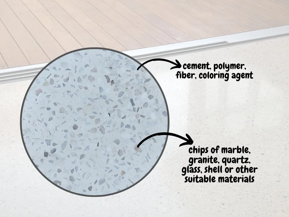 Terrazzo là gì? Ứng dụng và bảng giá gạch Terrazzo mới nhất 4 terrazzo là gì