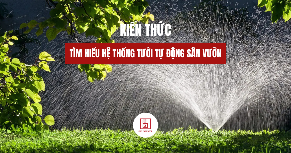 hệ thống tưới tự động sân vườn