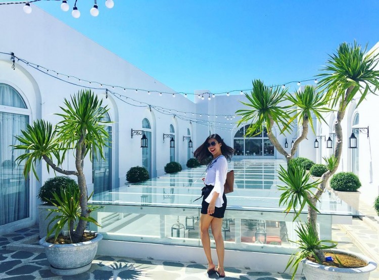 thiết kế nhà phong cách santorini