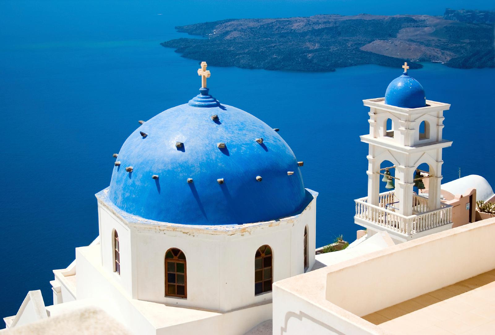phong cách kiến trúc santorini