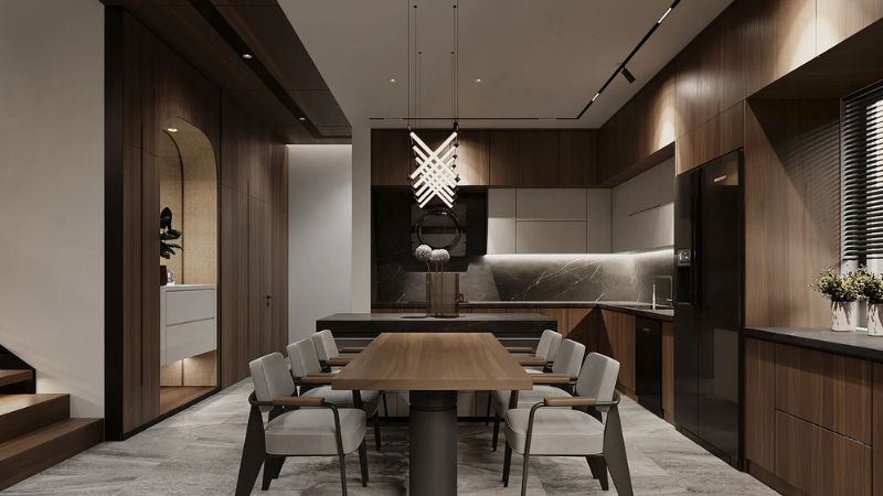 Mẫu phòng bếp đẹp theo các phong cách thiết kế ấn tượng mới nhất 4 phòng bếp theo phong cách