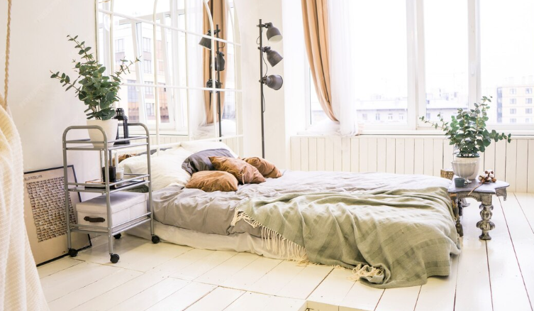 phòng ngủ phong cách bắc âu