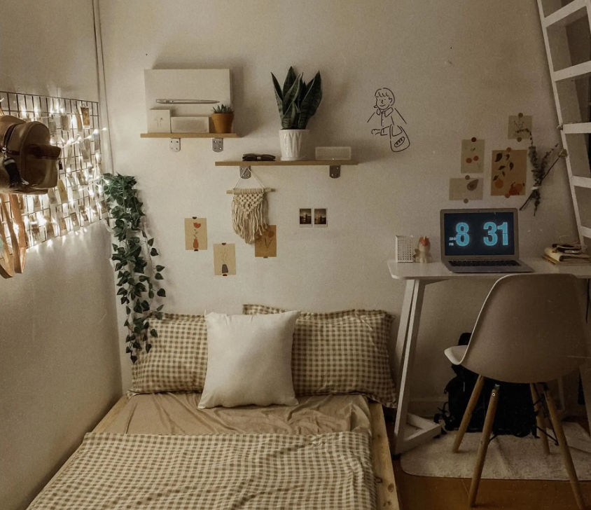 phòng ngủ phong cách vintage