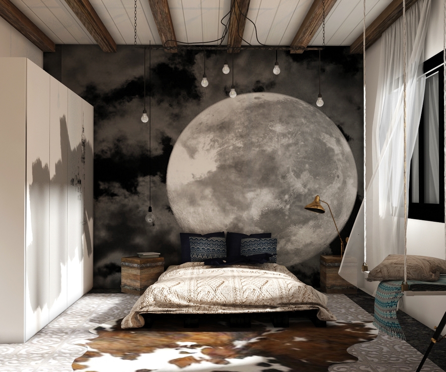 phòng ngủ phong cách bohemian