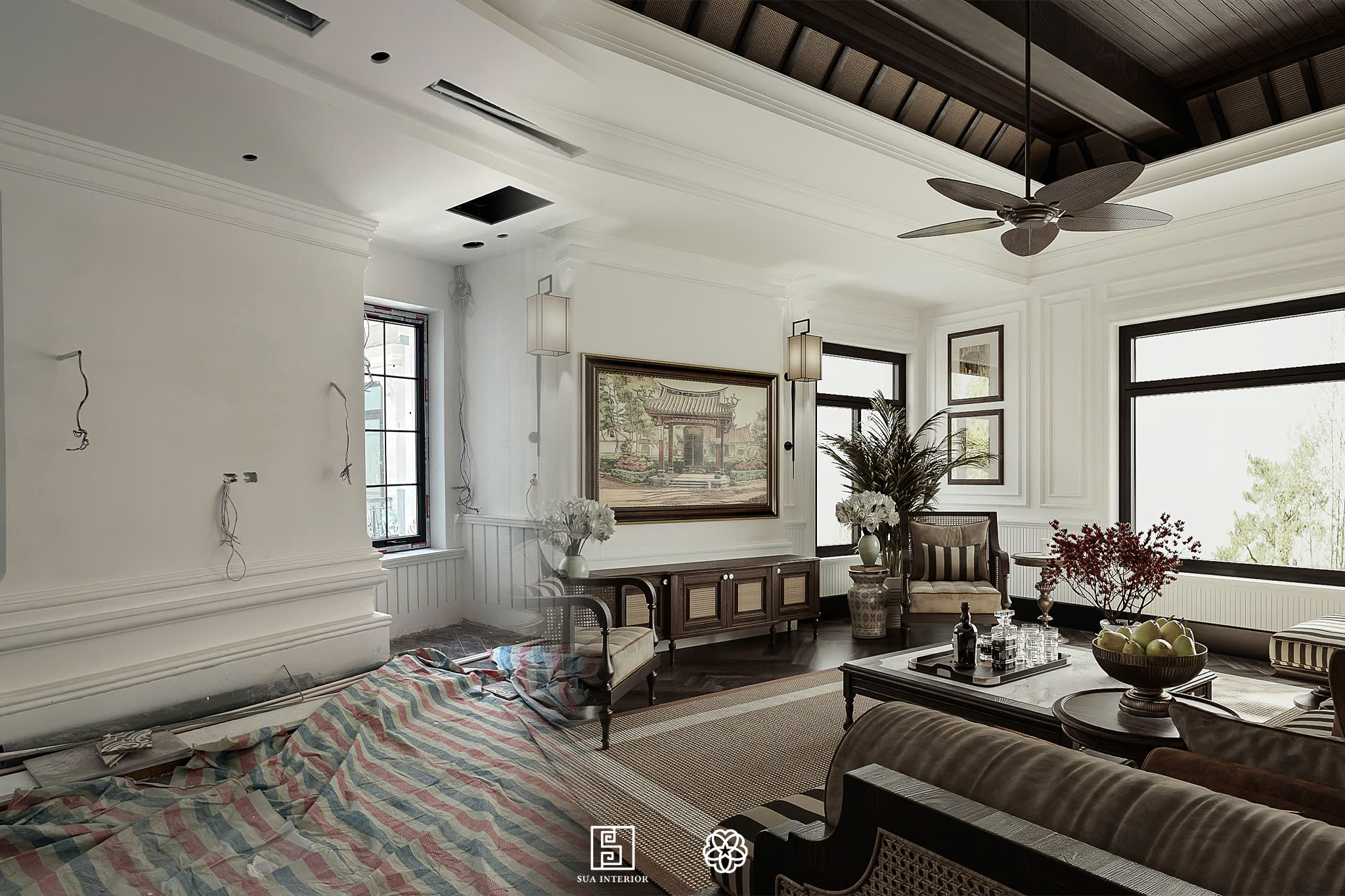 Thi công biệt thự tại Hà Nội