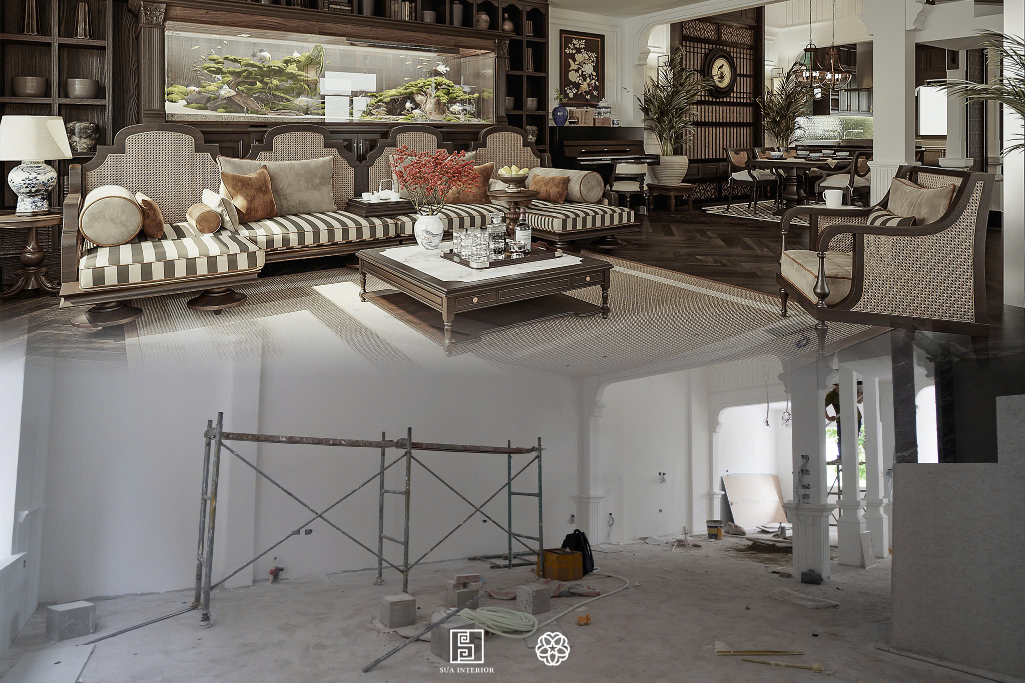 Thi công biệt thự tại Hà Nội