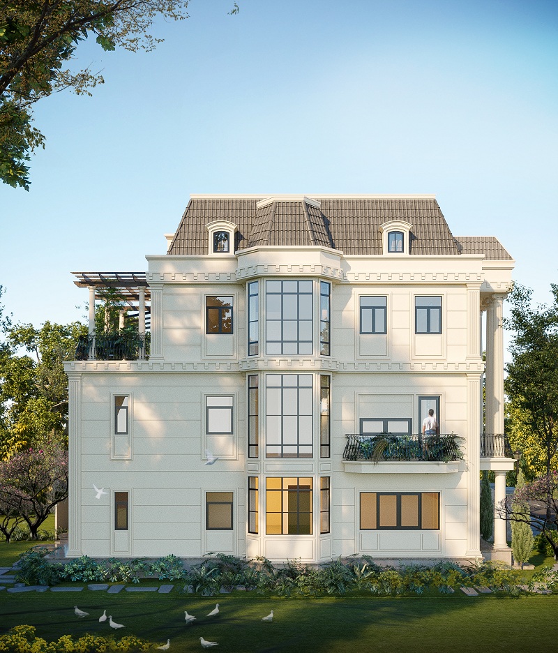 Thi công biệt thự tại Hà Nội