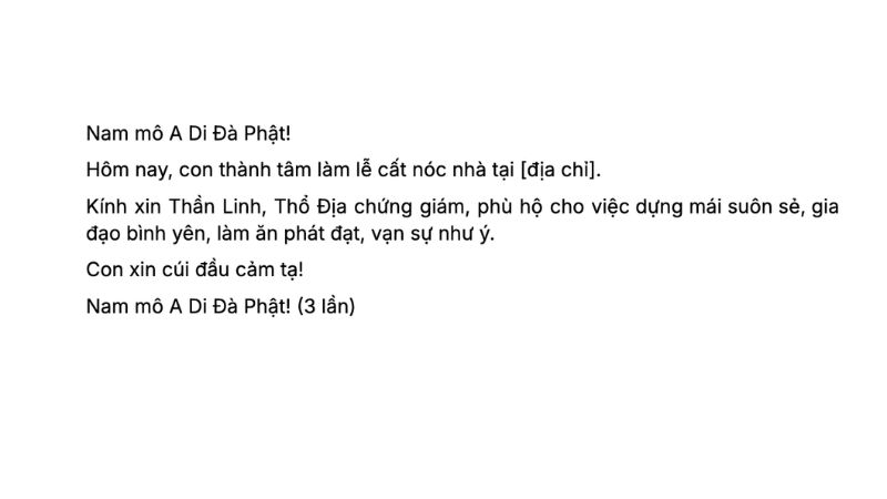 Văn khấn cất nóc nhà: Thủ tục, lễ vật và bài cúng chuẩn 2025 16 bài cúng gác đòn dông