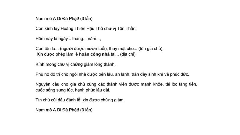 Văn khấn mượn tuổi làm nhà: Động thổ, đổ mái, về nhà mới 2025 15 bài cúng mượn tuổi làm nhà