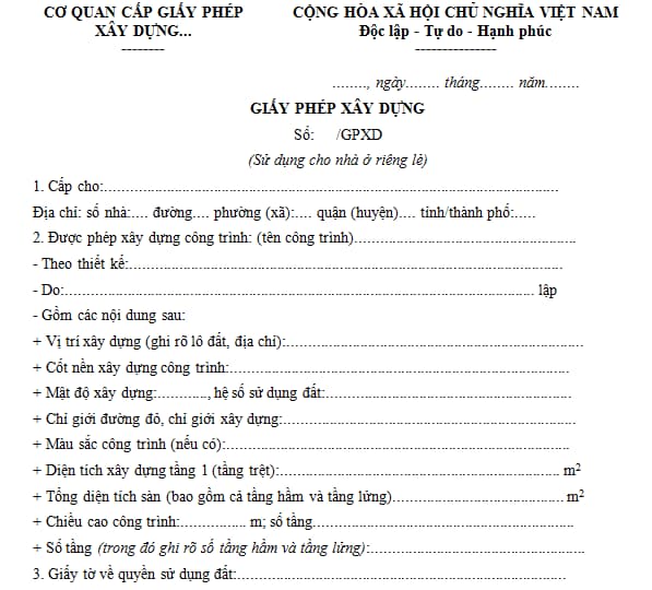 xây nhà cần chuẩn bị gì