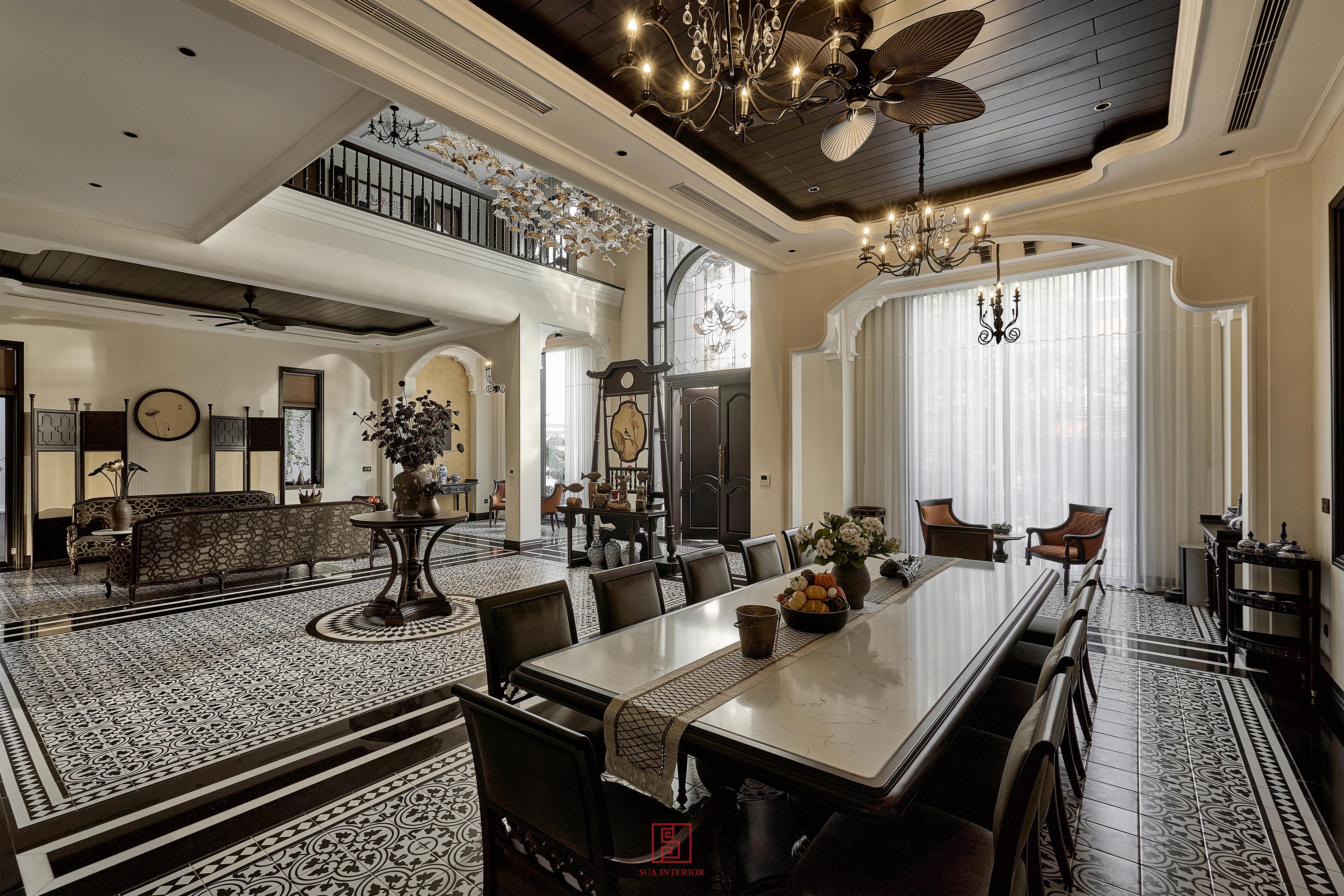 30+ Mẫu bàn ăn Indochine đẹp và sang trọng. Báo giá, mẫu mới và cách chọn chuẩn nhất 22 Bàn ăn indochine