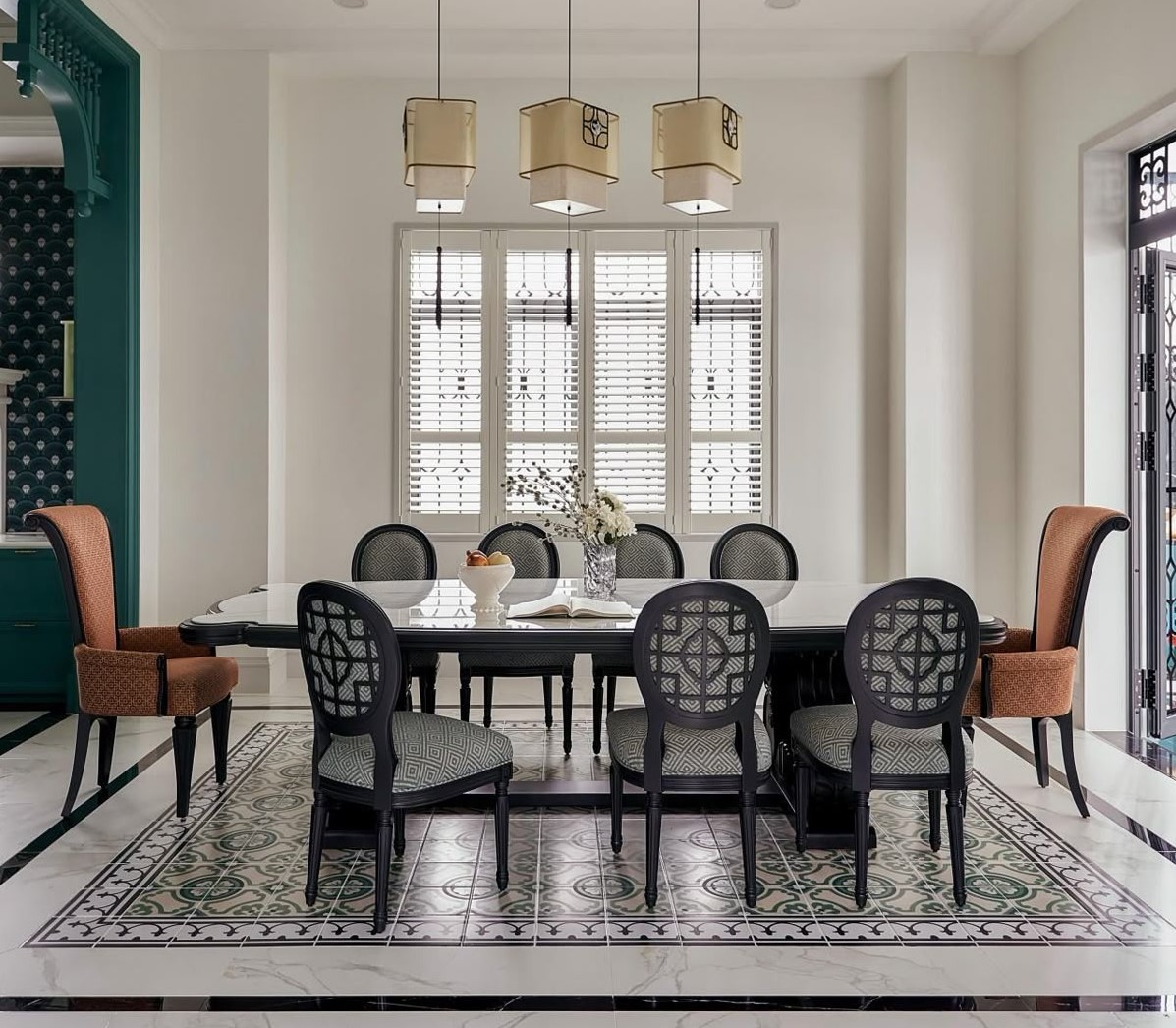 30+ Mẫu bàn ăn Indochine đẹp và sang trọng. Báo giá, mẫu mới và cách chọn chuẩn nhất 4 Bàn ăn indochine