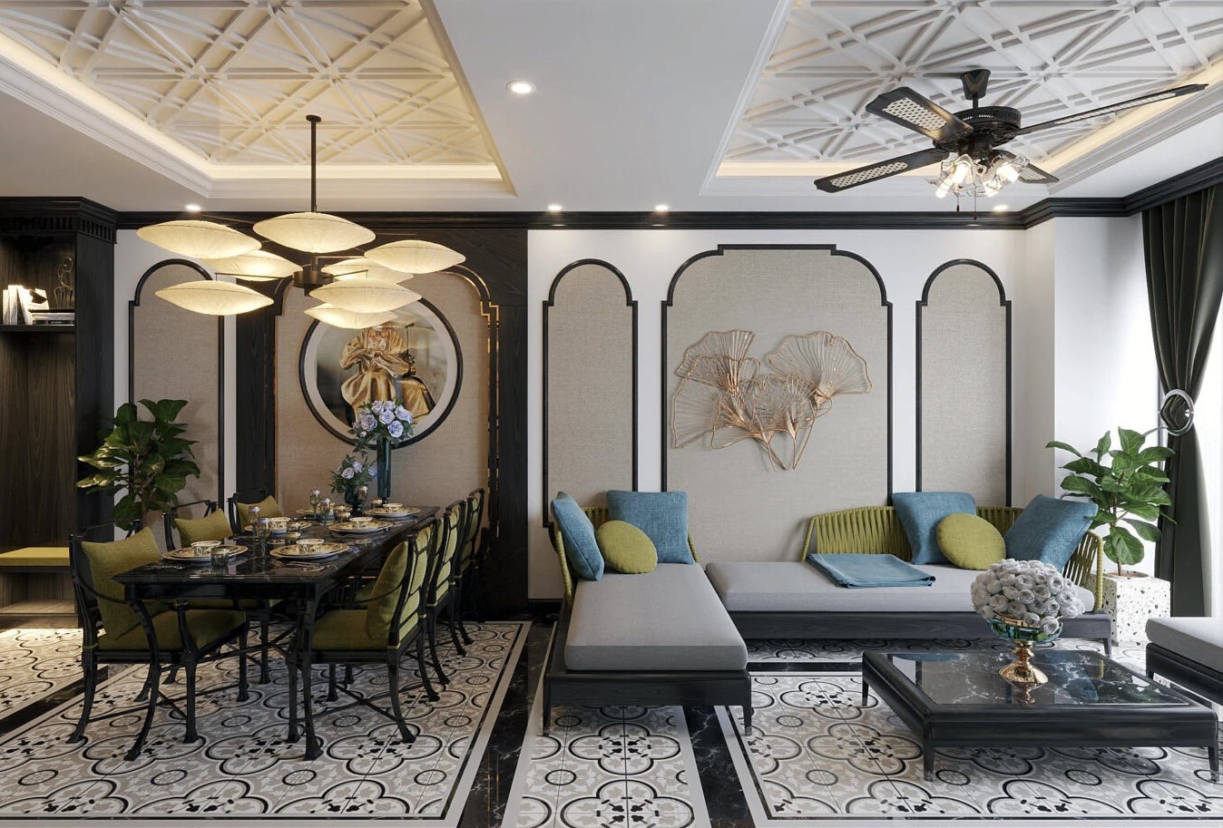 30+ Mẫu bàn ăn Indochine đẹp và sang trọng. Báo giá, mẫu mới và cách chọn chuẩn nhất 30 Bàn ăn indochine