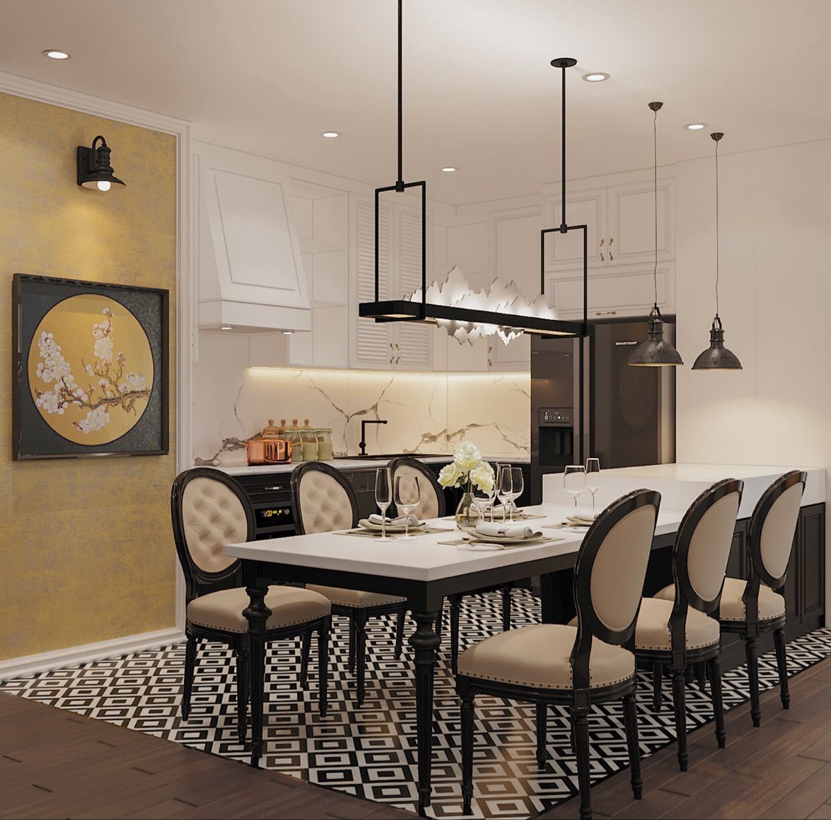 30+ Mẫu bàn ăn Indochine đẹp và sang trọng. Báo giá, mẫu mới và cách chọn chuẩn nhất 7 Bàn ăn indochine