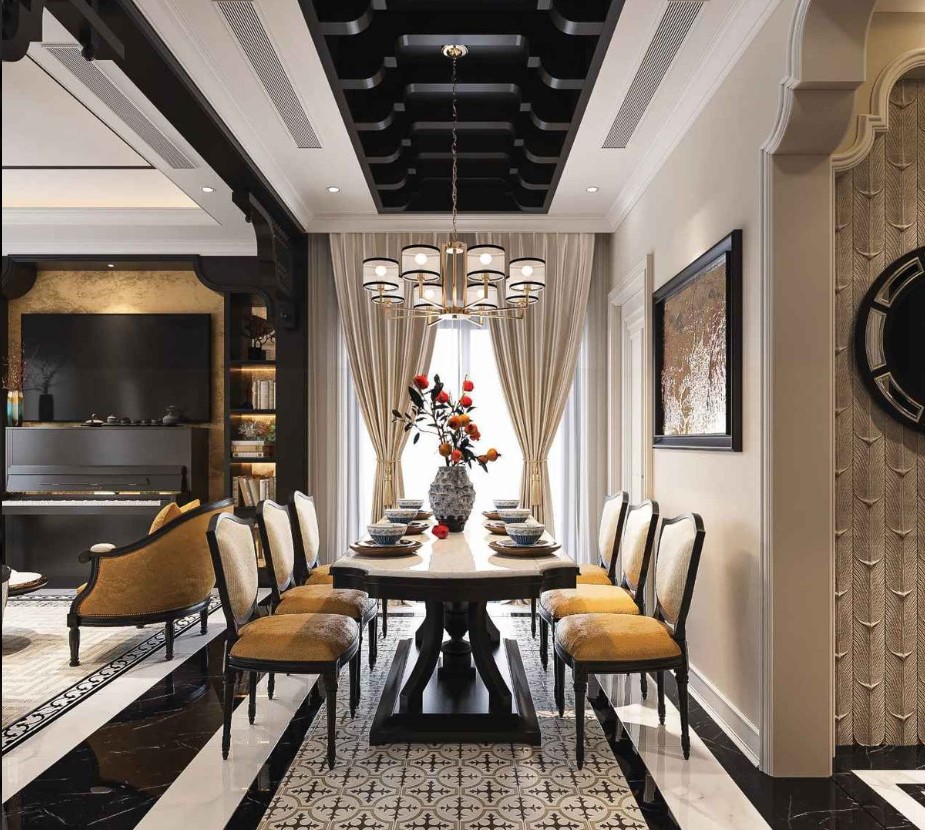 30+ Mẫu bàn ăn Indochine đẹp và sang trọng. Báo giá, mẫu mới và cách chọn chuẩn nhất 8 Bàn ăn indochine