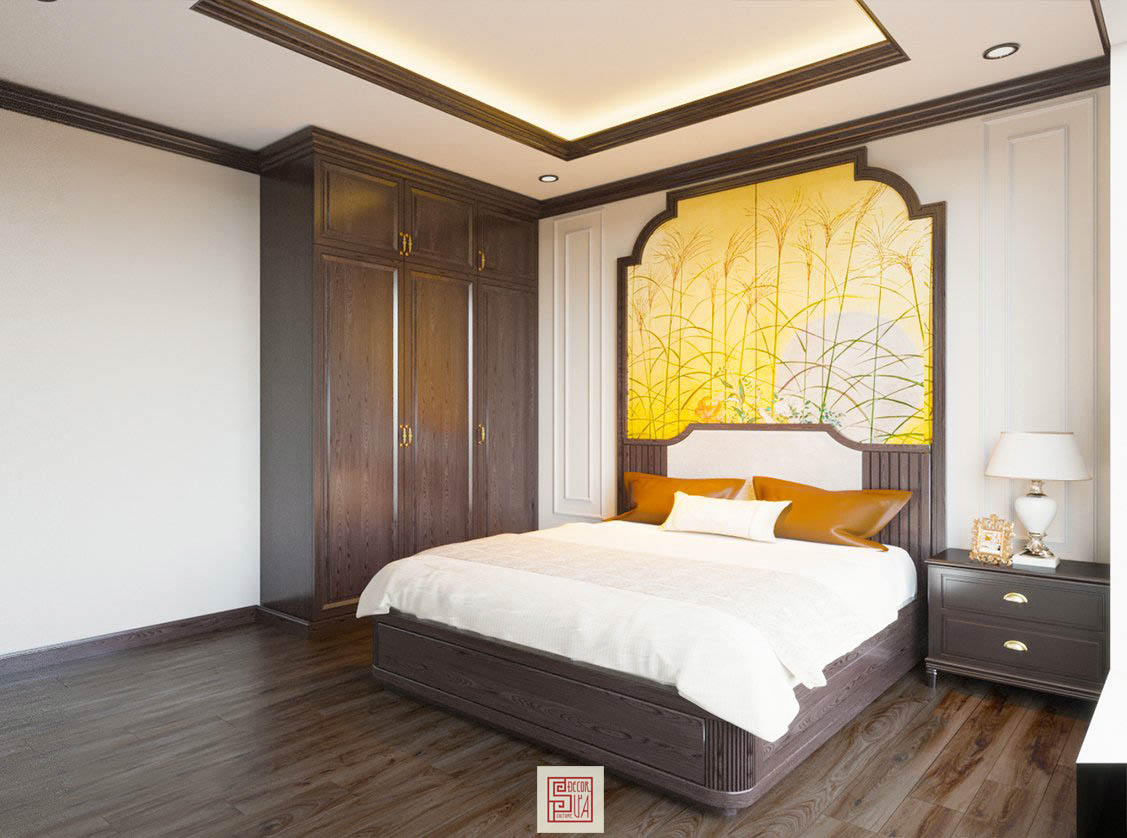 giường ngủ indochine