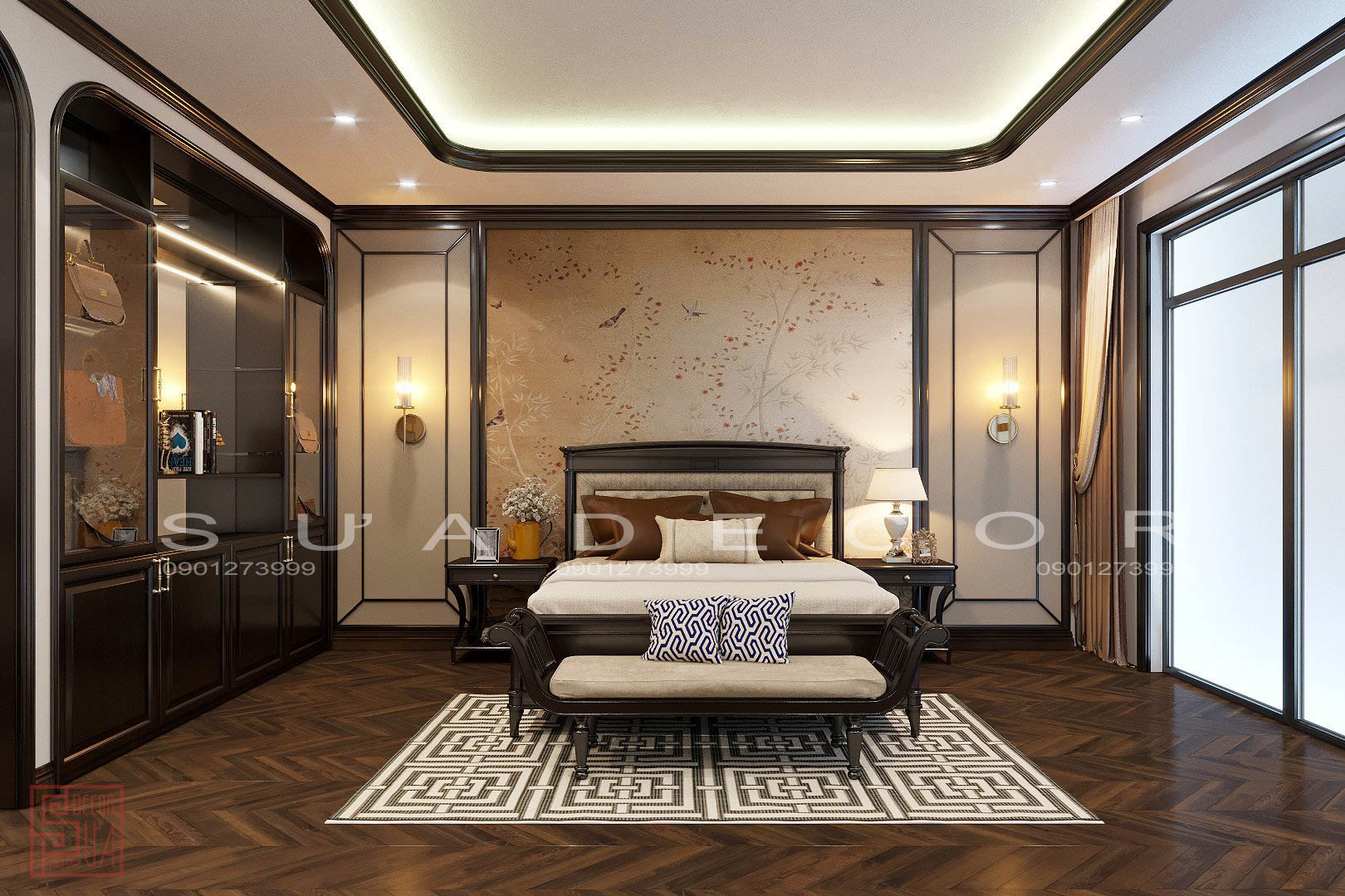 giường ngủ indochine