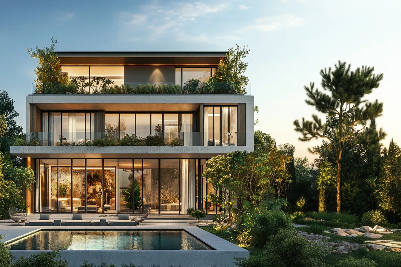 Thiết kế biệt thự có hồ bơi: 50+ mẫu hiện đại, nhà vườn & mini đẹp mê ly 16 biệt thự 3 tầng có bể bơi