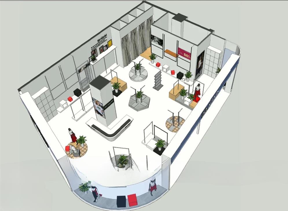 mẫu shop quần áo nữ đẹp