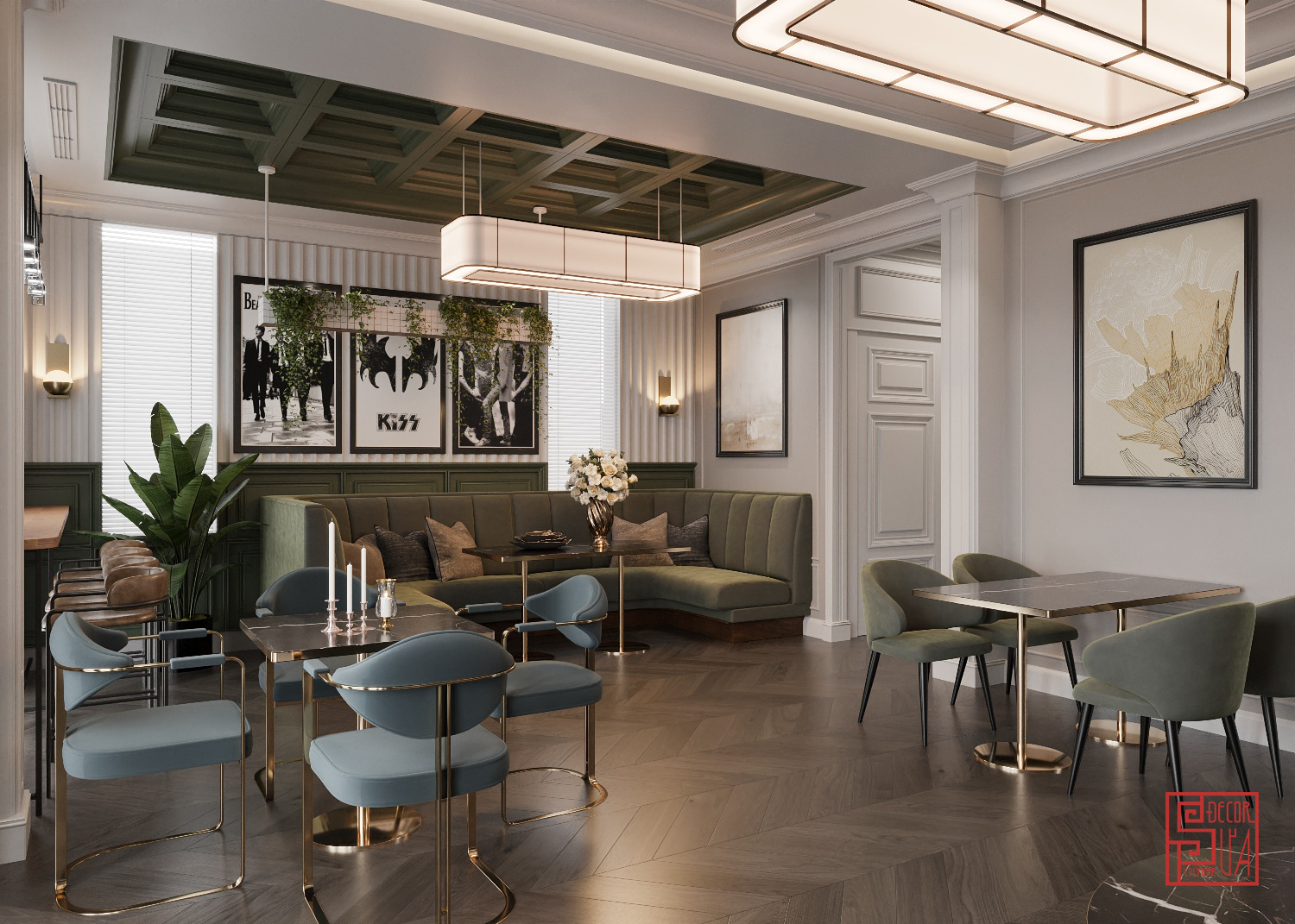 nhà phố phong cách indochine