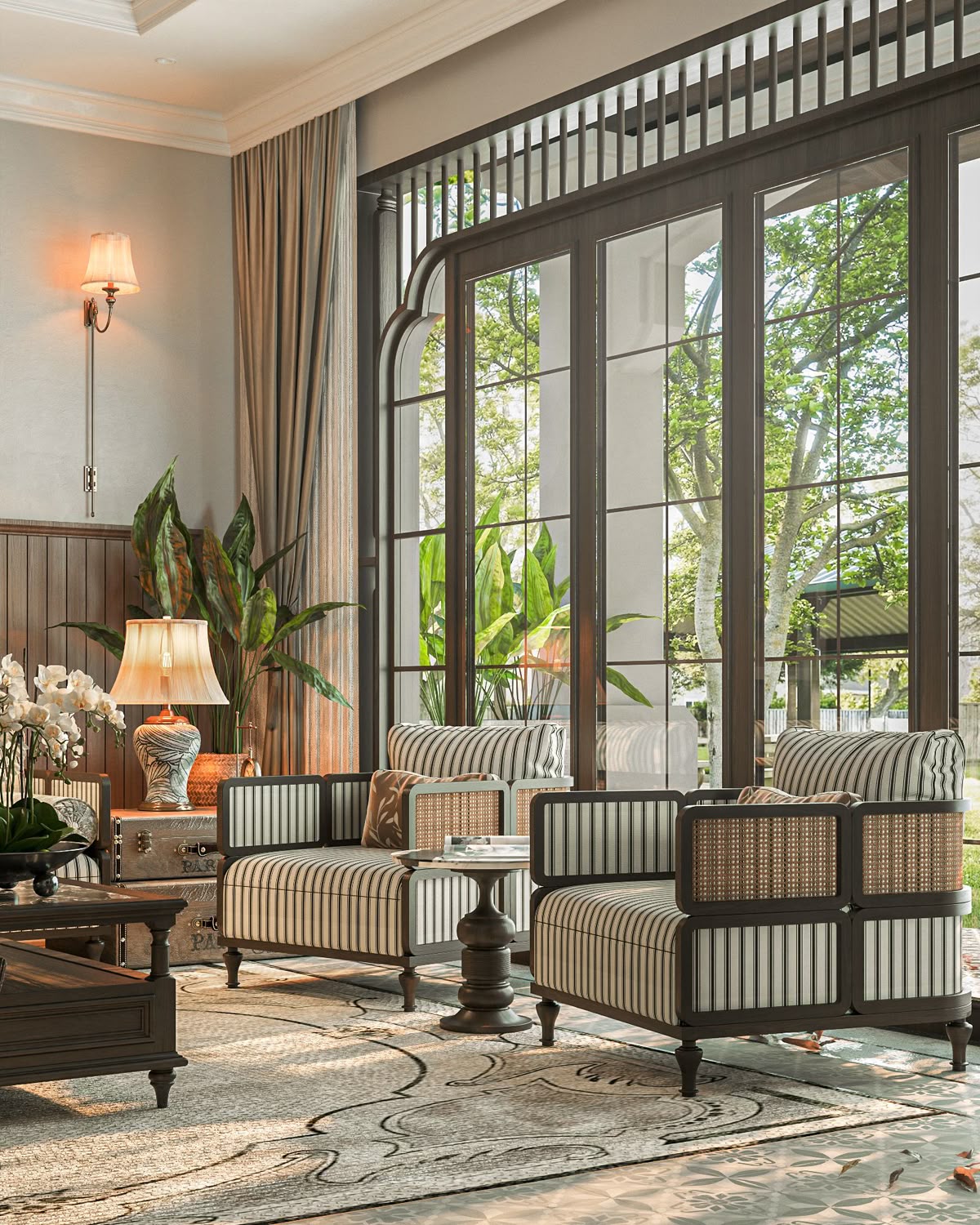 35+ Mẫu Sofa Indochine Sang Trọng, Giá Tốt Tại Xưởng 2025 3 sofa indochine