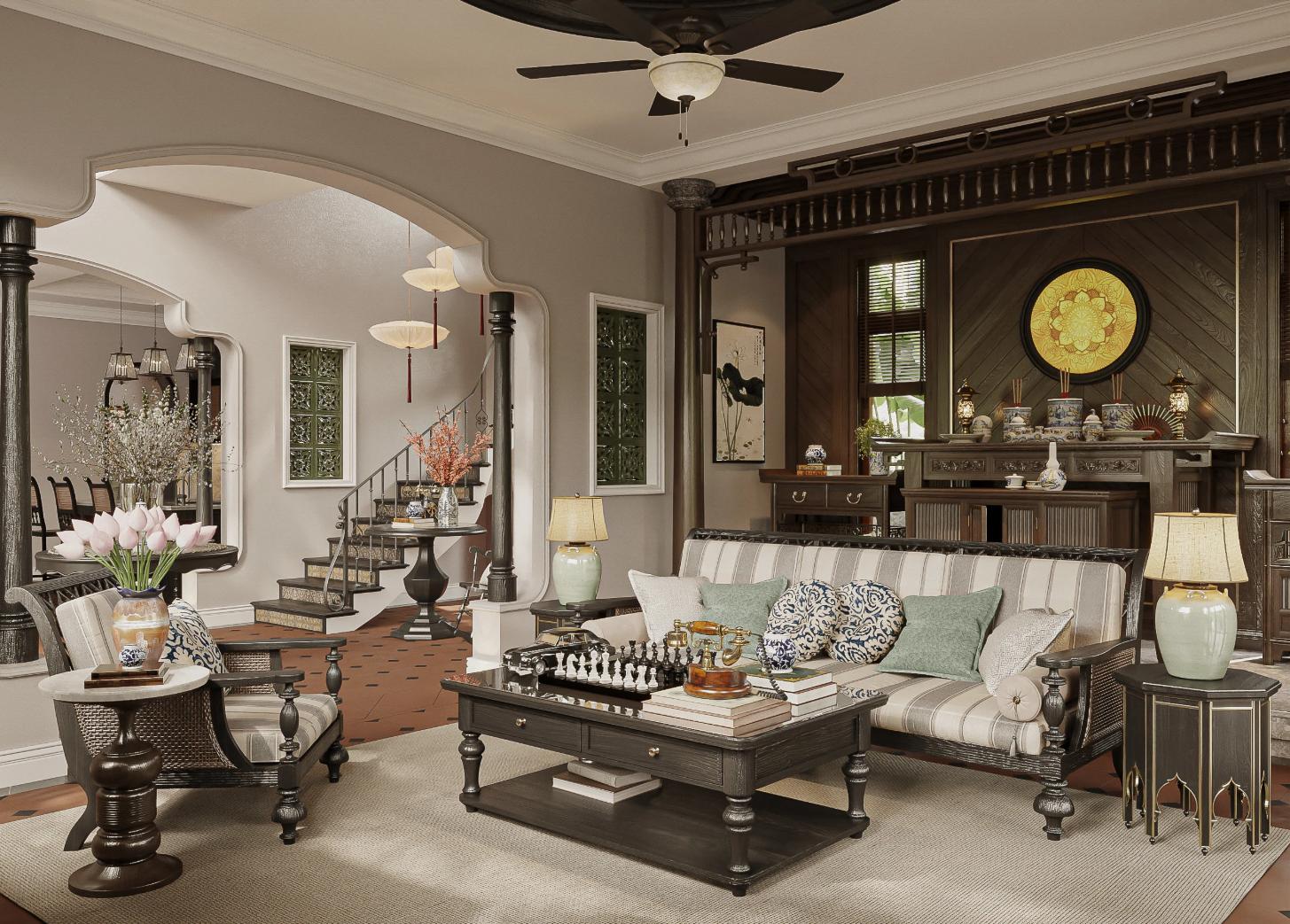 35+ Mẫu Sofa Indochine Sang Trọng, Giá Tốt Tại Xưởng 2025 24 sofa indochine