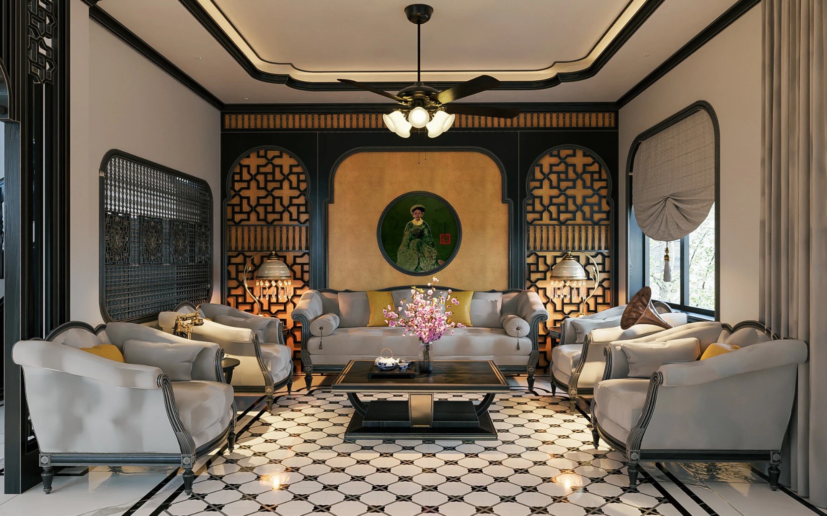 35+ Mẫu Sofa Indochine Sang Trọng, Giá Tốt Tại Xưởng 2025 32 sofa indochine