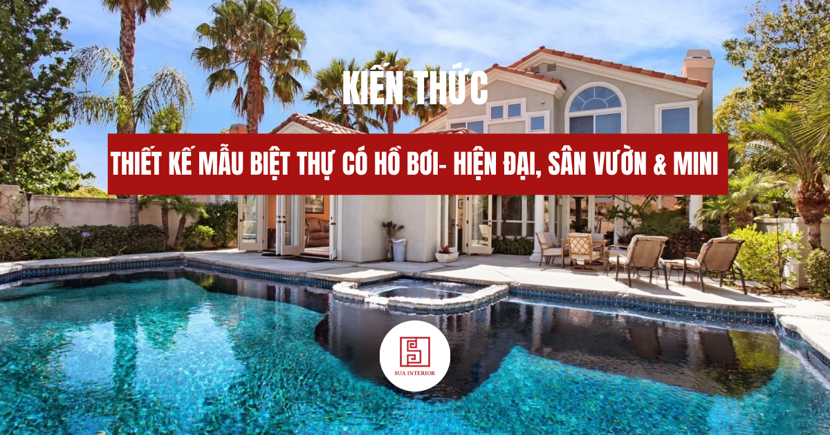 biệt thự nhà vườn có hồ bơi