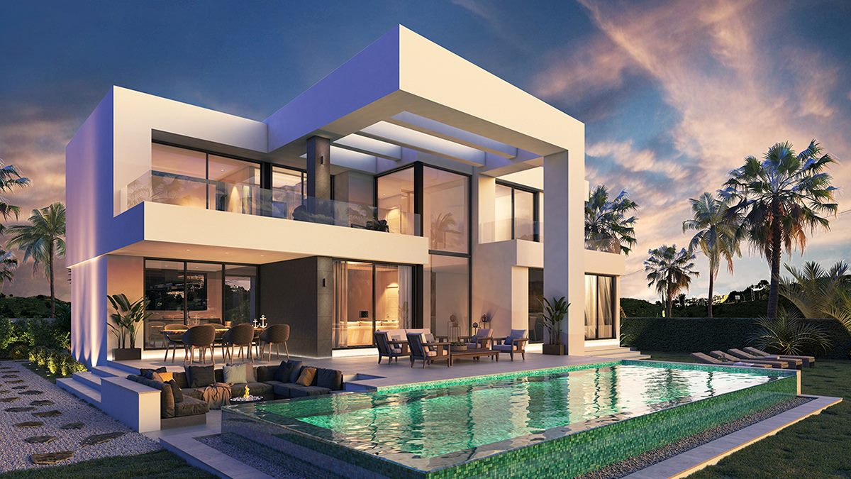 Thiết kế biệt thự có hồ bơi: 50+ mẫu hiện đại, nhà vườn & mini đẹp mê ly 2 biệt thự có bể bơi