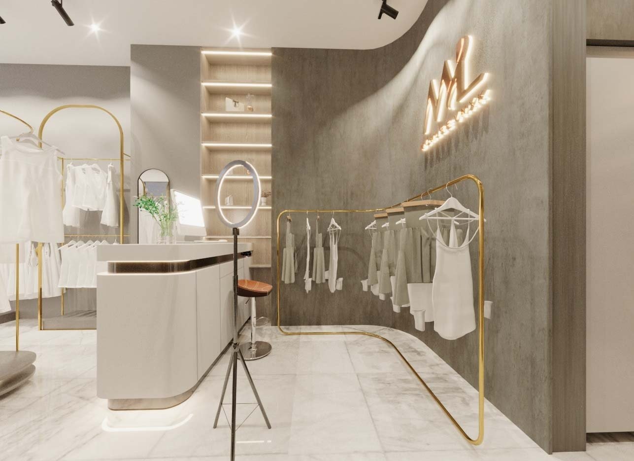 cách thiết kế shop quần áo nữ