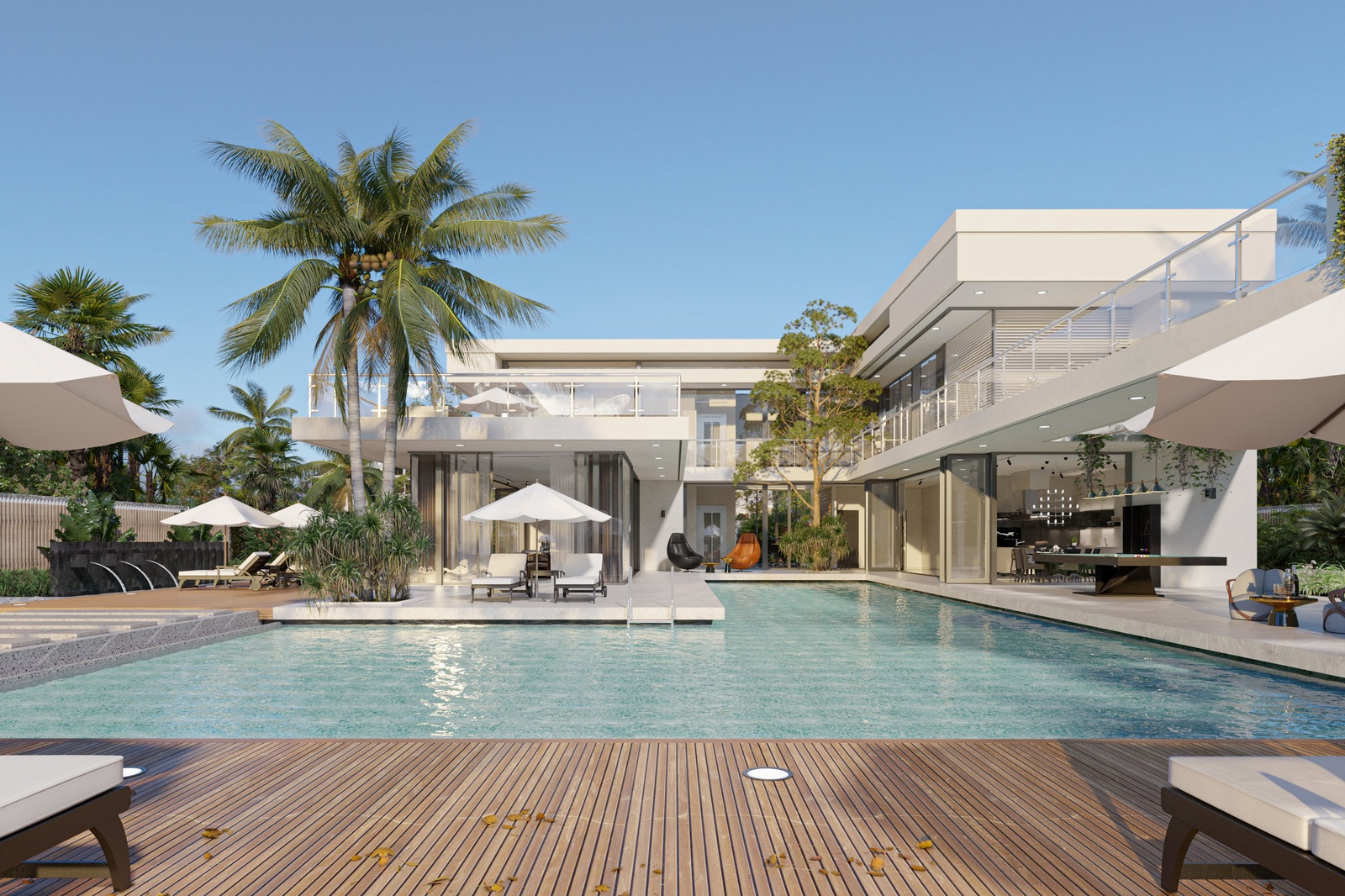 Thiết kế biệt thự có hồ bơi: 50+ mẫu hiện đại, nhà vườn & mini đẹp mê ly 15 biệt thự 2 tầng có bể bơi