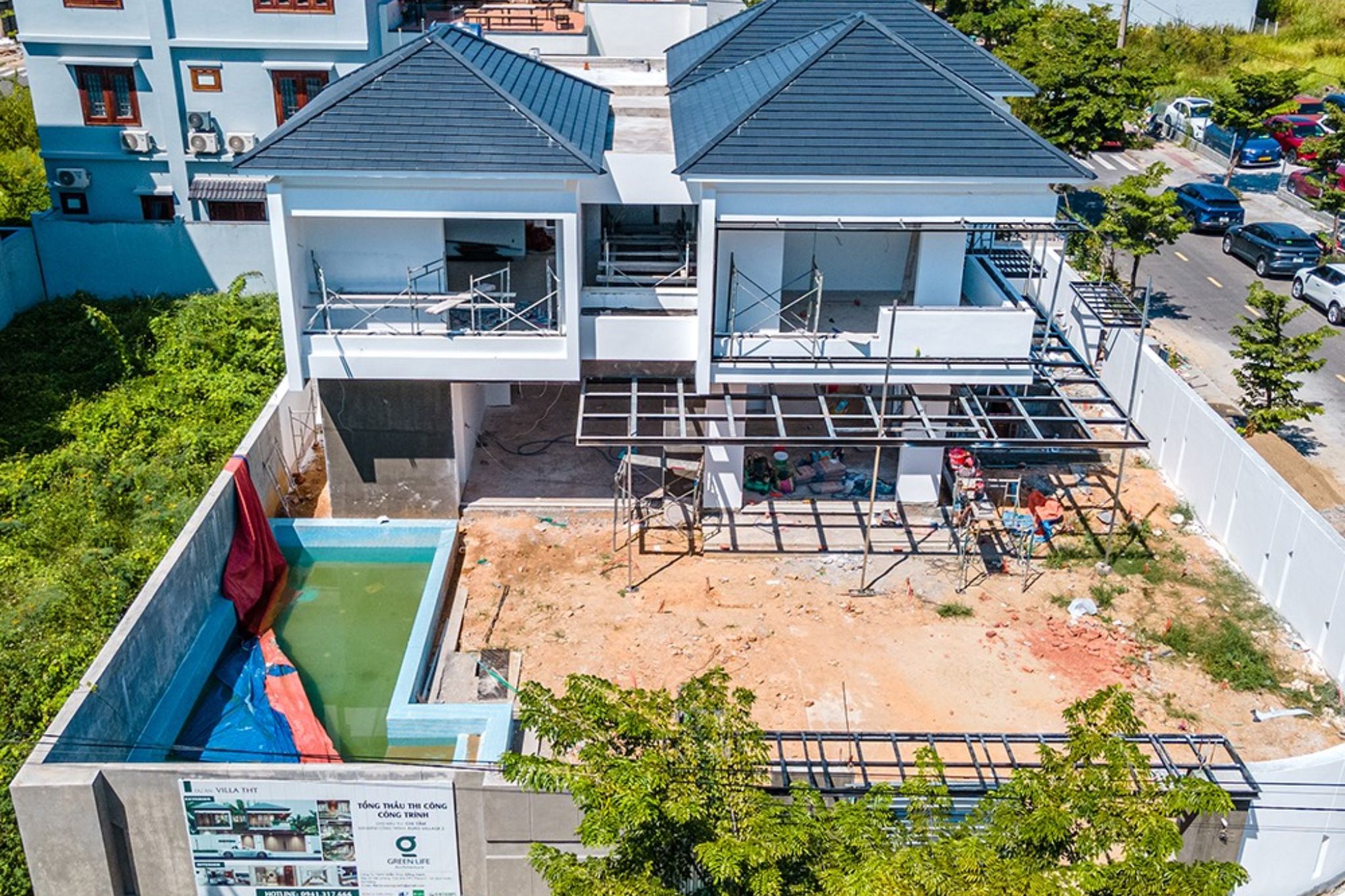 Khoảng lùi xây dựng là gì? Quy định 2026 & cách tính khoảng lùi sau nhà 15 quy định chừa sân sau 2025