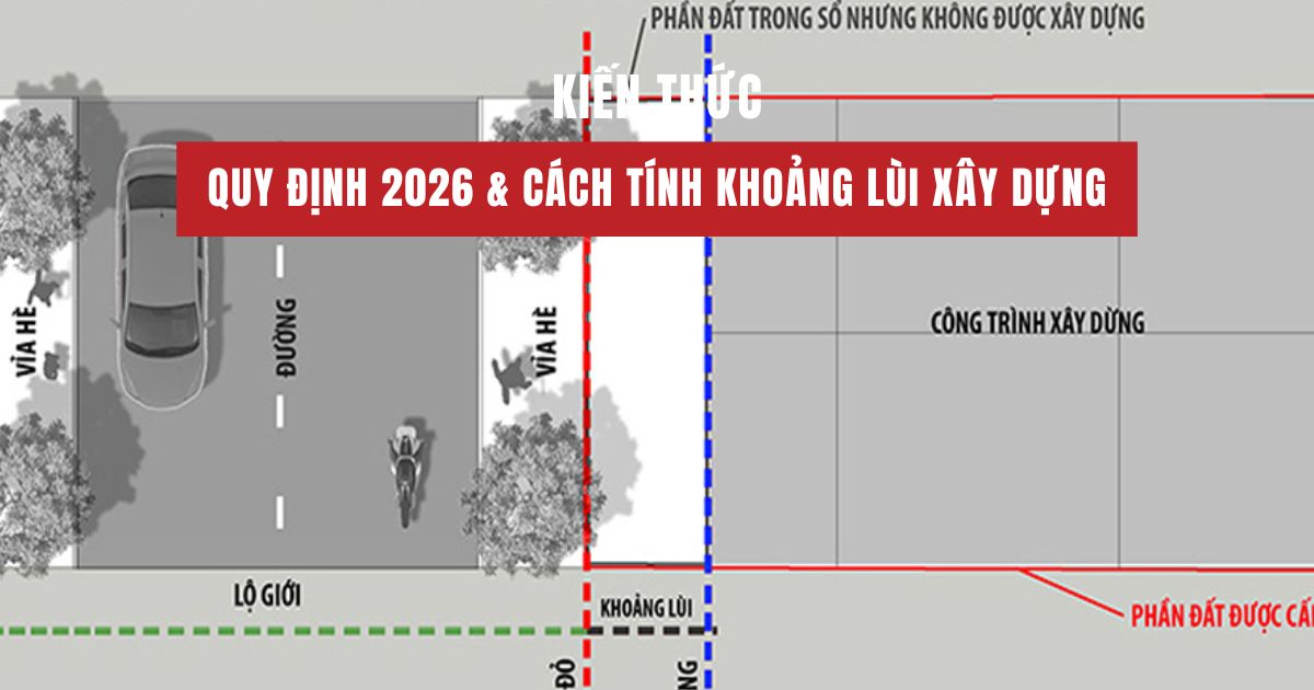 khoảng lùi xây dựng