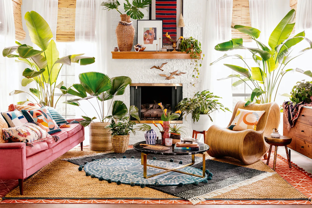 phong cách nội thất bohemian