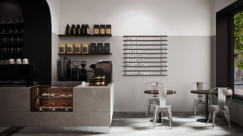 Thiết kế quán cafe theo diện tích và phong cách đẹp nhất 2026 18 thiết kế quán cà phê đơn giản