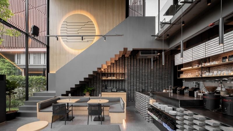 Thiết kế quán cafe theo diện tích và phong cách đẹp nhất 2026 3 thiết kế cafe sân vườn