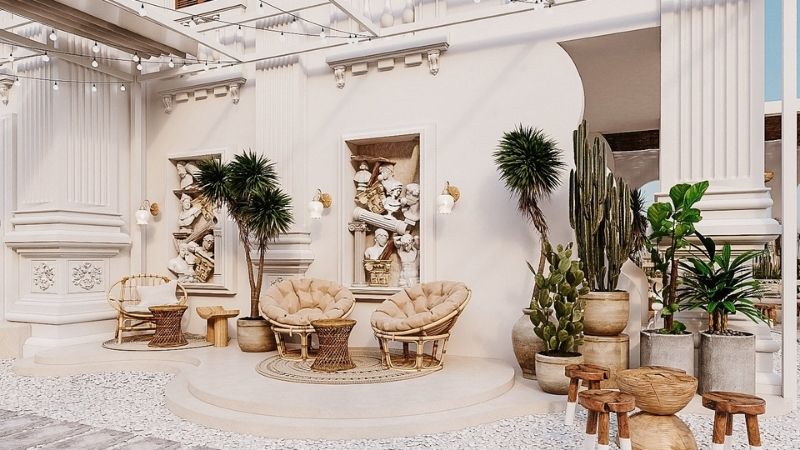 Thiết kế quán cafe theo diện tích và phong cách đẹp nhất 2026 24 thiết kế quán cafe sân vườn 200m2