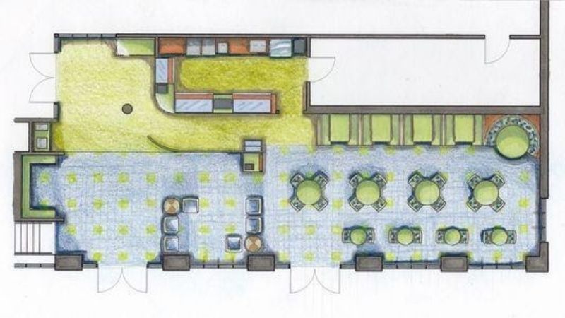 Thiết kế quán cafe theo diện tích và phong cách đẹp nhất 2026 48 bản vẽ thiết kế quán cafe nhỏ