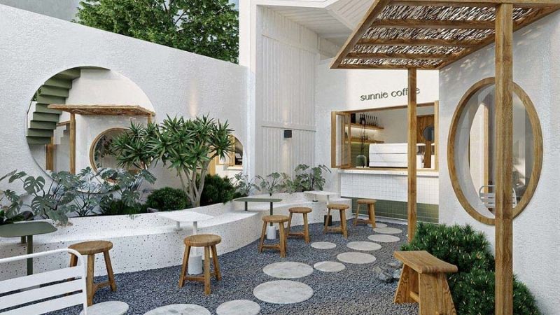 Thiết kế quán cafe theo diện tích và phong cách đẹp nhất 2026 53 mẫu quán cà phê sân vườn đơn giản