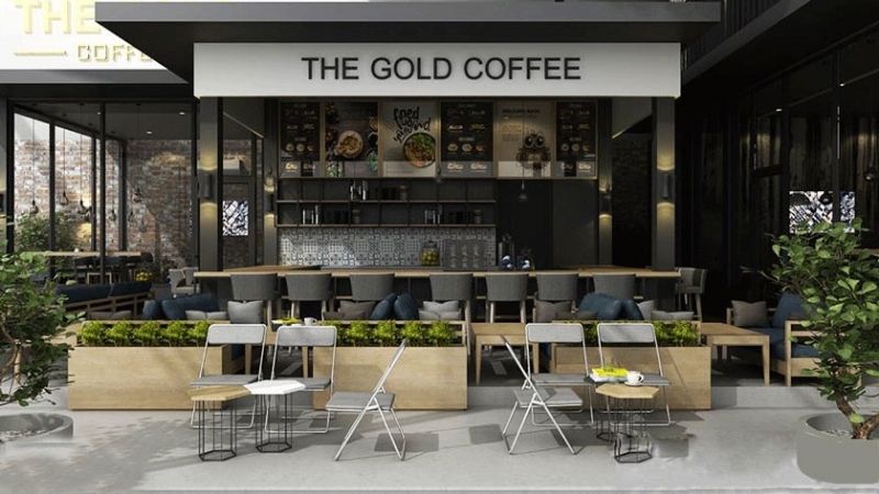 Thiết kế quán cafe theo diện tích và phong cách đẹp nhất 2026 55 mẫu quán cà phê khung thép