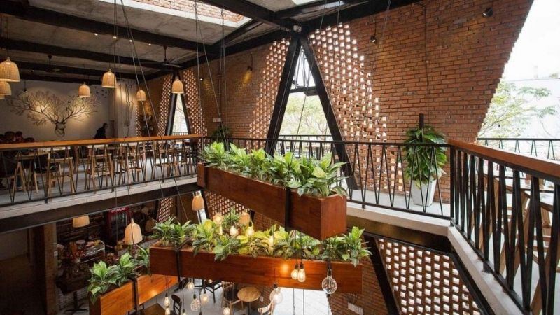 Thiết kế quán cafe theo diện tích và phong cách đẹp nhất 2026 7 thiết kế quán cà phê ngoài trời