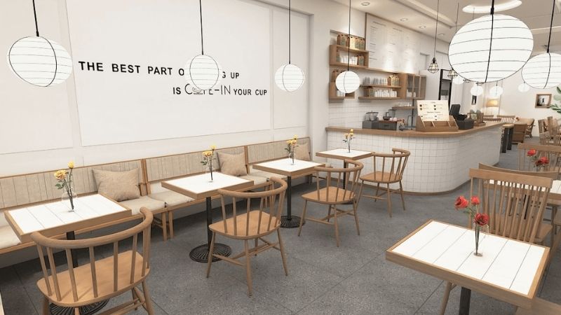 Thiết kế quán cafe theo diện tích và phong cách đẹp nhất 2026 61 mẫu quầy bar đẹp quán cafe