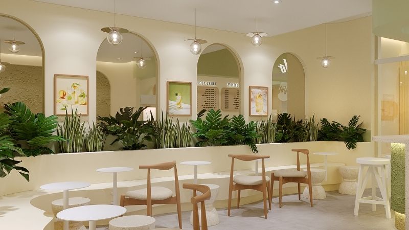 Thiết kế quán cafe theo diện tích và phong cách đẹp nhất 2026 62 nội thất quán cà phê